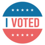 I Voted Illustration Sticker