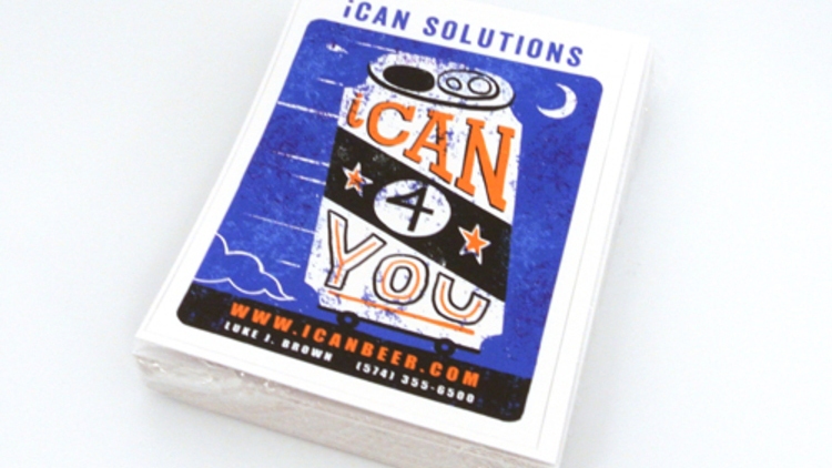 iCan Solutions Custom Rectangle Stickers