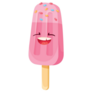 Ice Cream On Stick Smile Sticker