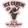 Ice Cream We Love Sweet Sticker