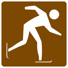 Ice Skating Sticker