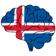 Iceland Brain Sticker