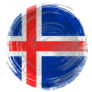 Iceland Circular Sticker