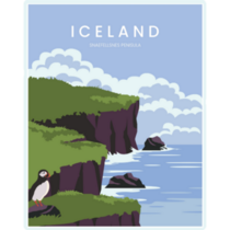 Iceland Peninsula Sticker
