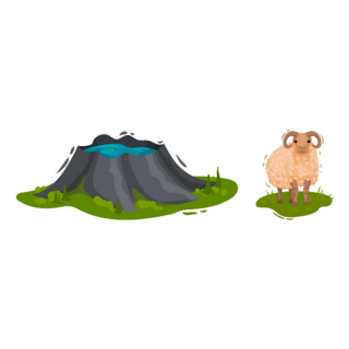 Iceland Spring & Sheep Sticker