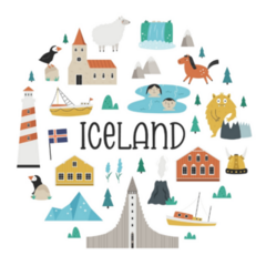 Iceland Symbols Sticker
