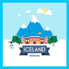 Iceland Welcome Sticker 