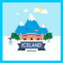 Iceland Welcome Sticker 