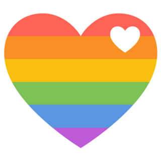 Icon Of Pride Rainbow Heart Sticker