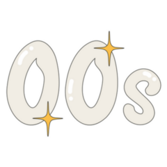 Icon Of The 00s Y2k Lettering Sticker
