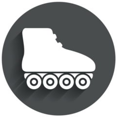 Icon Roller Skates Sticker