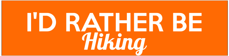 Id Rather Be Hiking