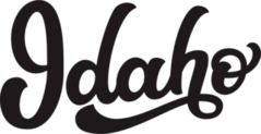 Idaho Calligraphy Sticker