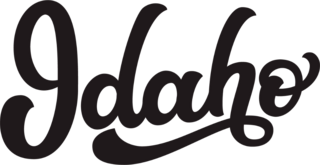 Idaho Calligraphy Sticker