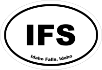 Idaho Falls, Idaho Oval Stickers