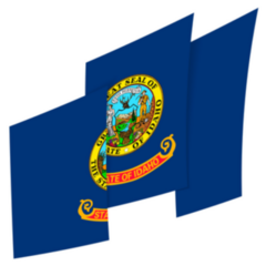 Idaho Flag Sticker