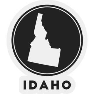 Idaho Icon Lettering Sticker