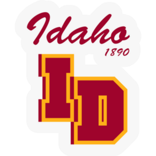 Idaho Inscription Founded 1890 Sticker