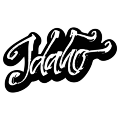 Idaho Modern Calligraphy Sticker