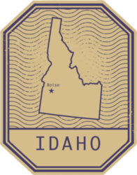 Idaho Stamp Sticker