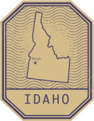 Idaho Stamp Sticker