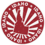 Idaho Stamp Travel Sticker