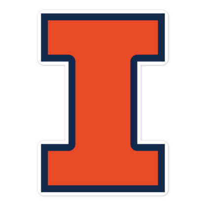 Illinois Fighting Illini NCAA Logo Sticker