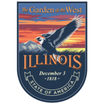 Illinois State Emblem Sticker