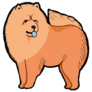 Illustrated Chow Chow Sticker