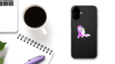 Illustration Banner Of World Alzheimer Day Sticker on a Phone (New) example
