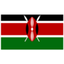 Illustration Flag Of Kenya Sticker