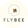 Illustration Fly Bee Sign Sticker