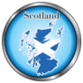 Illustration For Scotland, UK Sticker