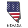 Illustration Nevada US Flag Sticker