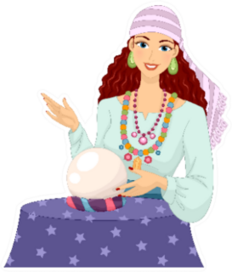 Illustration Of A Girl In A Gypsy Costume Sticker