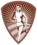 Illustration Of A Marathon Athlete Sports Runner Sticker