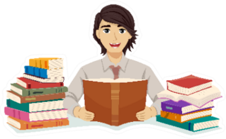 Illustration Of A Teenage Guy Law Student Sticker