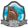 Illustration Of Alaska Bear Sticker