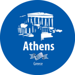 Illustration Of An Ancient Greek Athens Greece Sticker