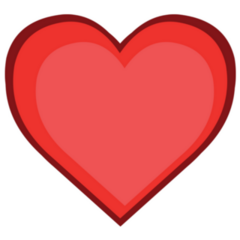 Illustration Of Emoticon In Heart Shape Sticker