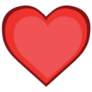 Illustration Of Emoticon In Heart Shape Sticker