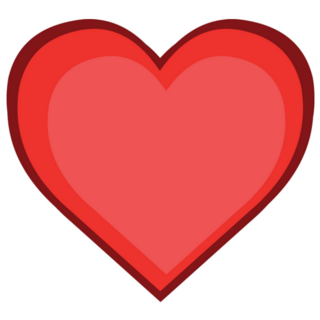 Illustration Of Emoticon In Heart Shape Sticker