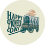 Illustration Of Happy Pioneers Day Hand Drawn Sticker