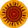 Illustration Of Indian Classical Dancers Sticker