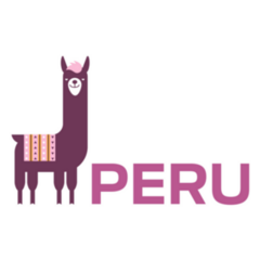 Illustration Of Lama For Peru Logo Sticker