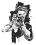 Illustration Of Male Photographer Sketched Detailed Sticker