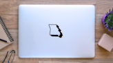 Illustration Of Missouri Map Sticker on a Laptop (New) example