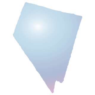 Illustration Of Nevada Map Sticker