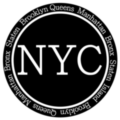 Illustration Of New York City Destinations Sticker