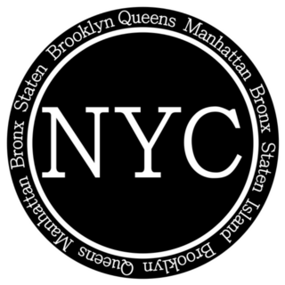 Illustration Of New York City Destinations Sticker